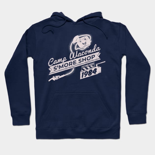 Retro Camp Waconda S'MORE Shop Hoodie by DeepDiveThreads